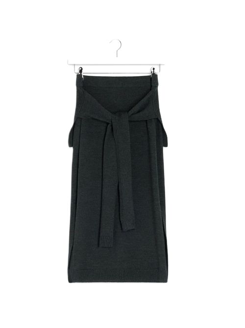 TROMPE L'OEIL skirt Gonna antracite Lemaire Lemaire | SK1058LK087BK966 ANTHRACITE